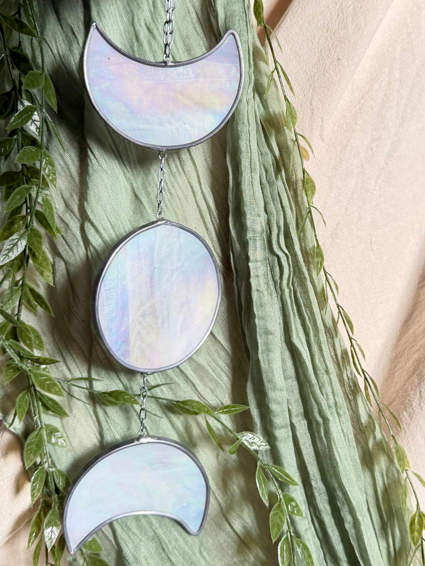 Triple Moon Stained Glass