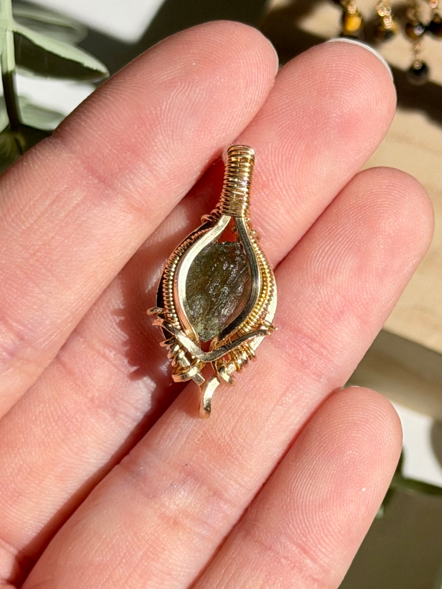 Moldavite Pendant