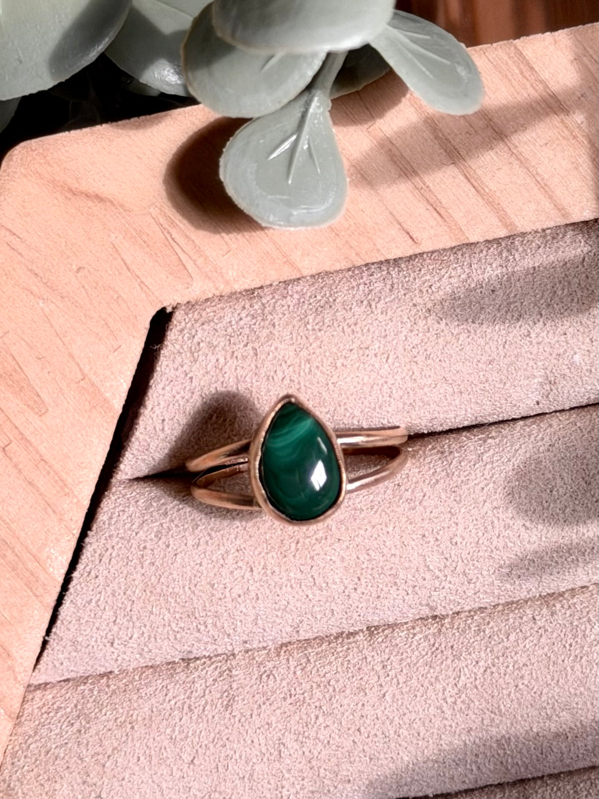 Malachite Double Ring