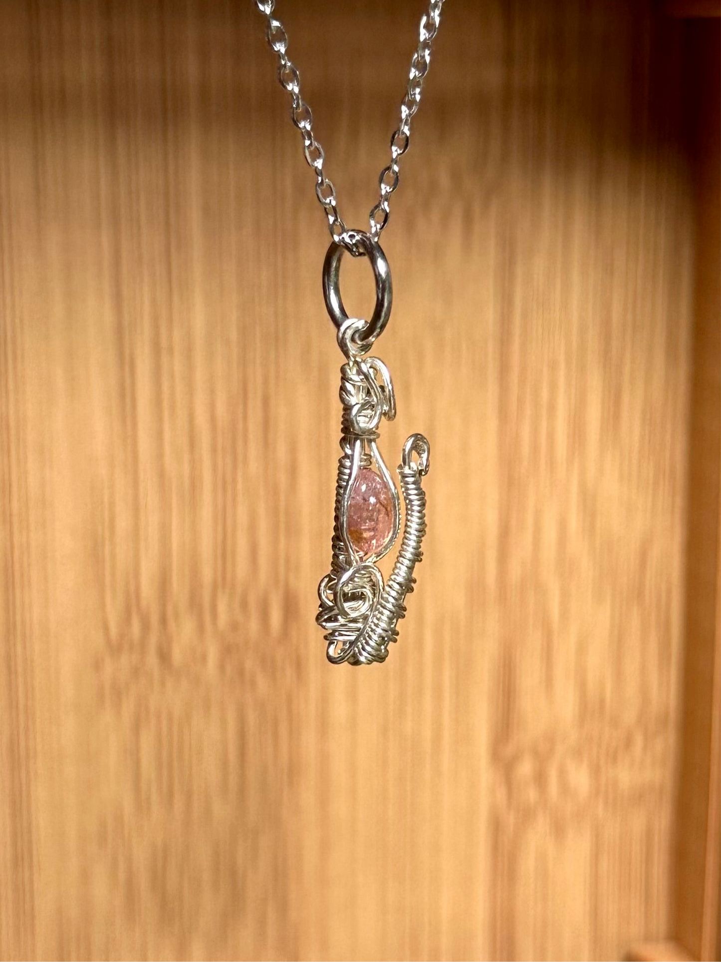 Pink Tourmaline Pendant