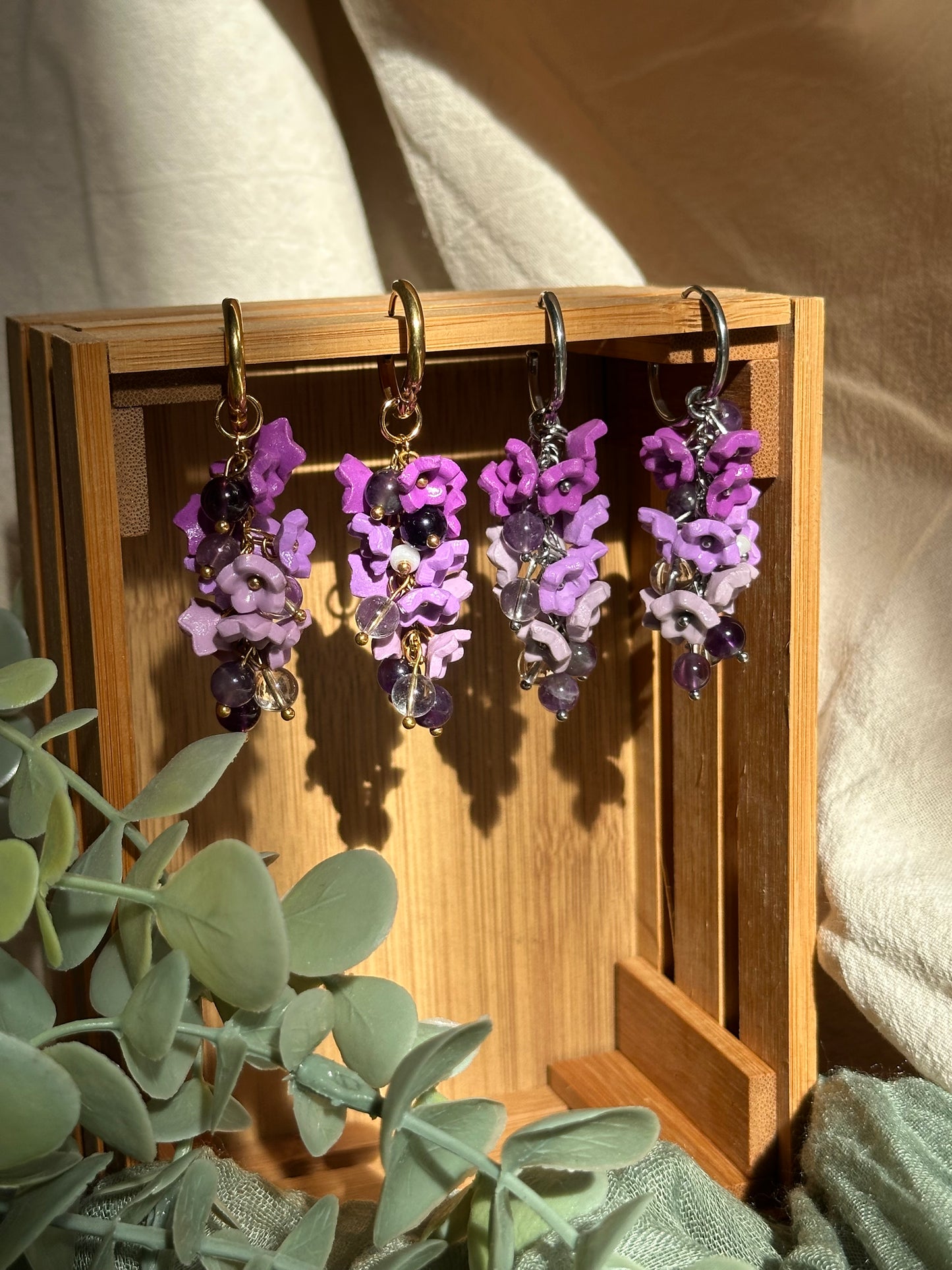 Flowers & Crystals Earrings