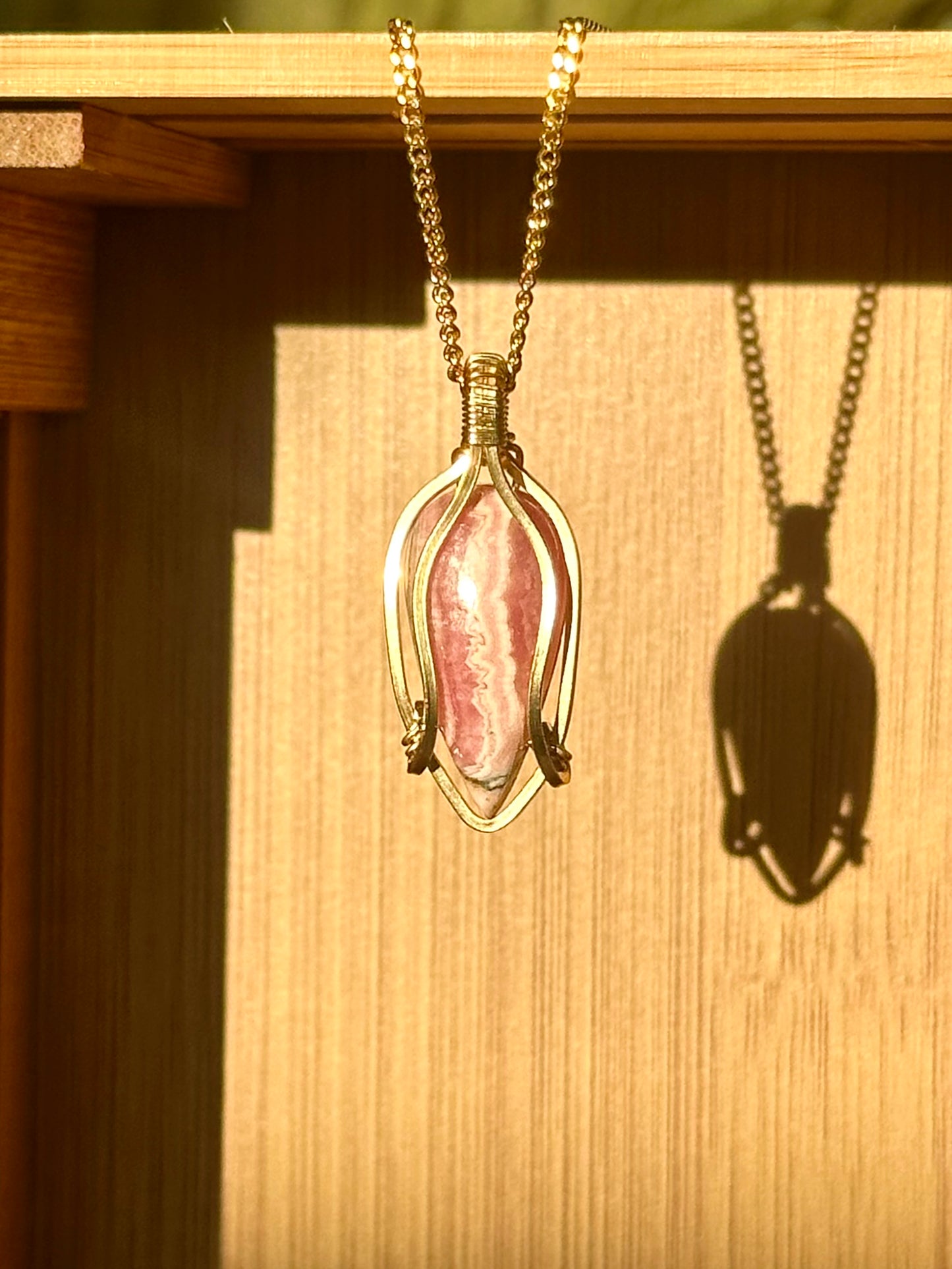 Rhodochrosite Pendant