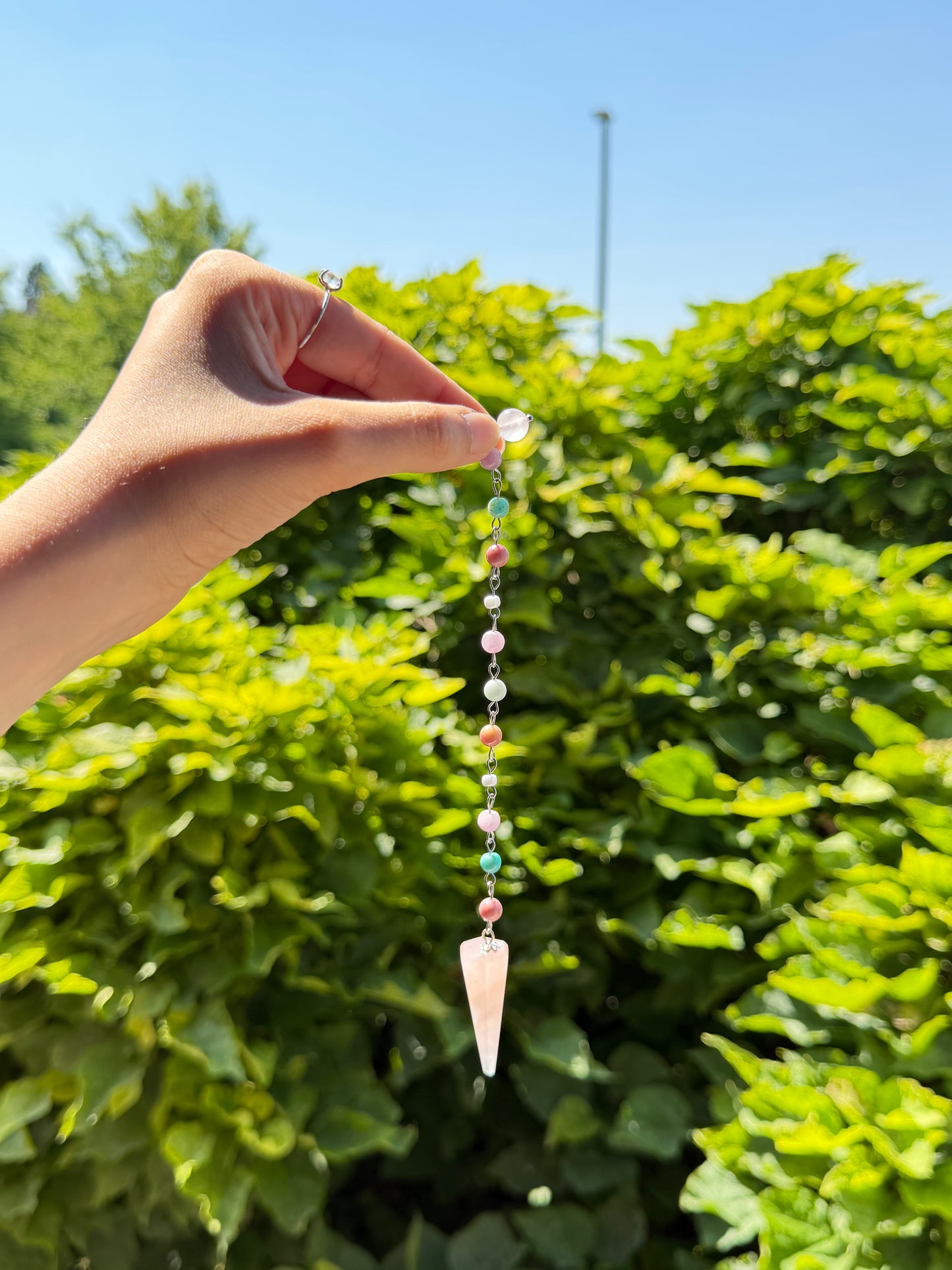 Rose Quartz Pendulum