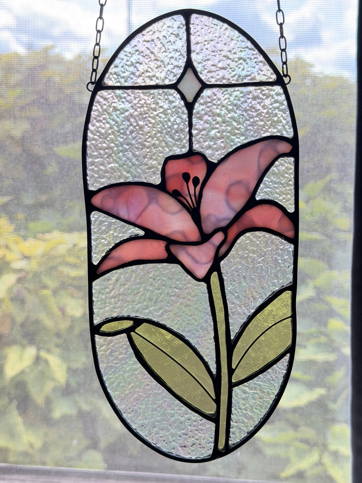 Lily Panel Stained Glass