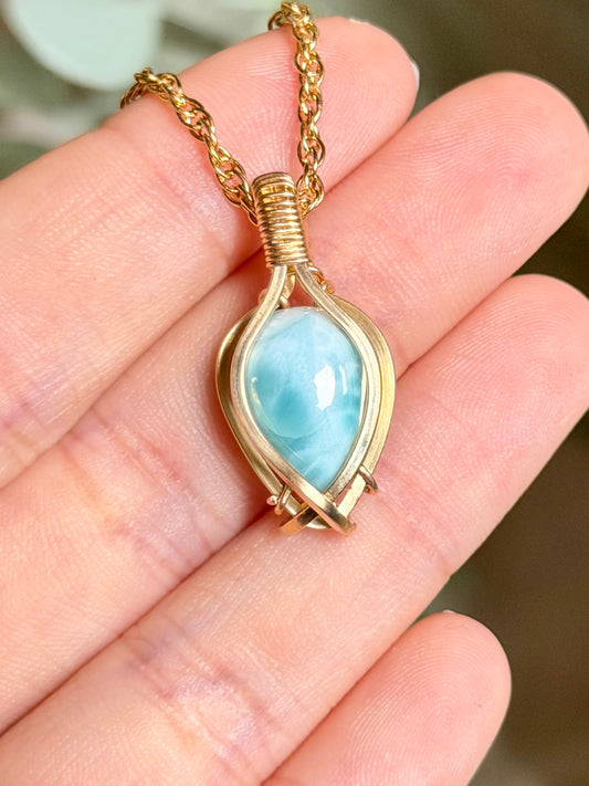 Larimar Pendant