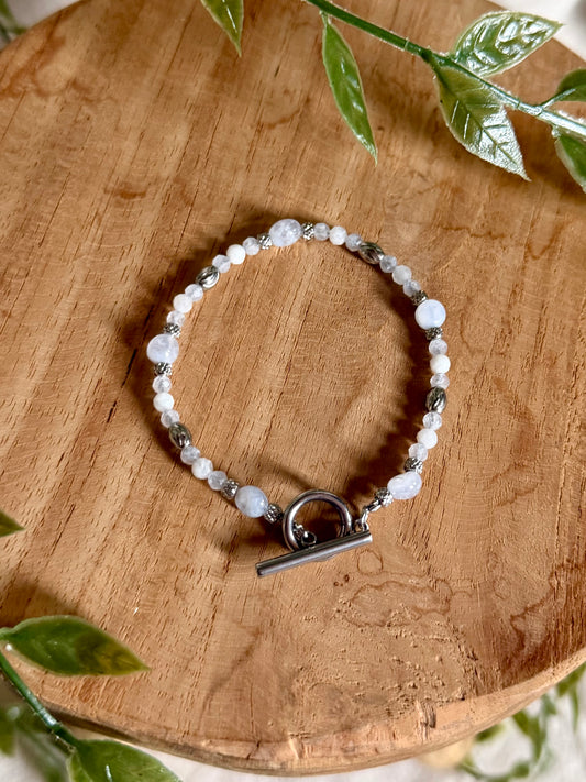 Blue Lace Agate Bracelet