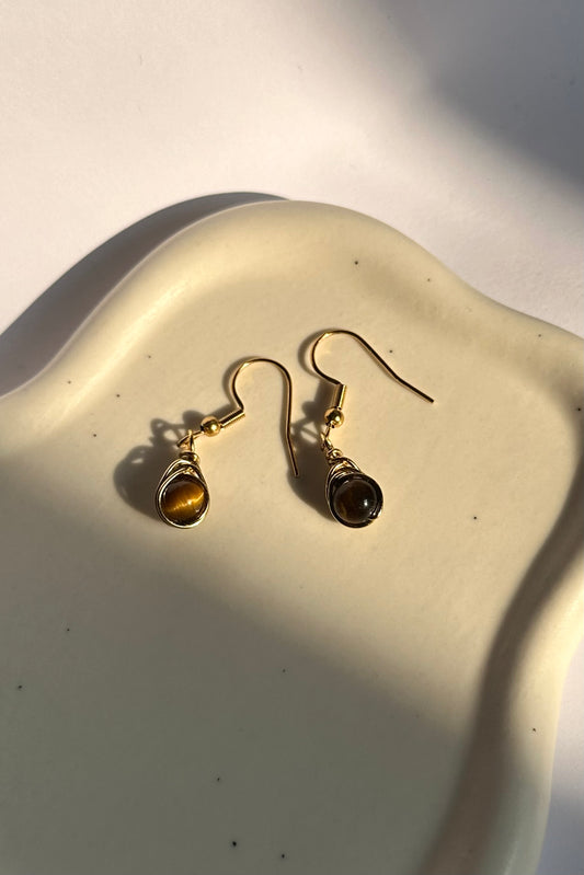 Tiger's Eye Earrings