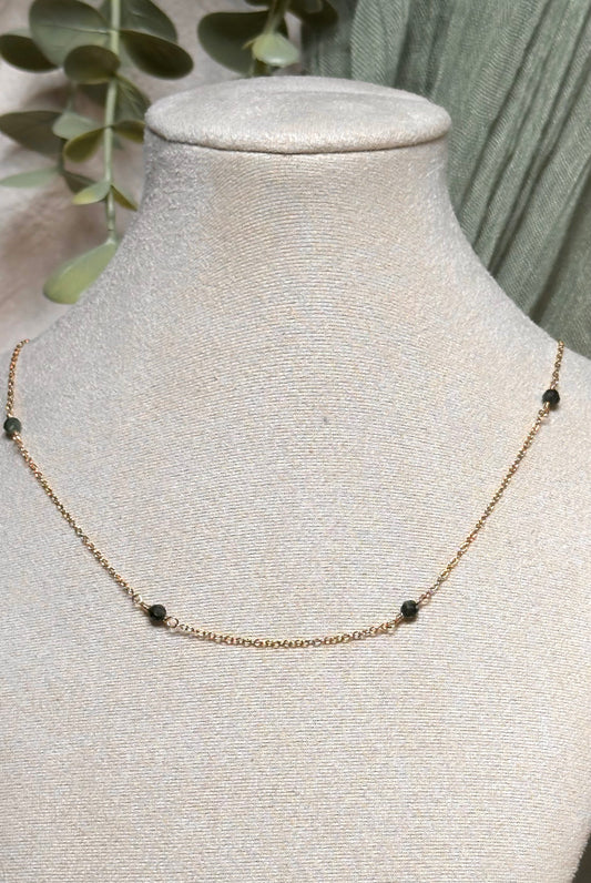 Seraphinite Minimal Necklace