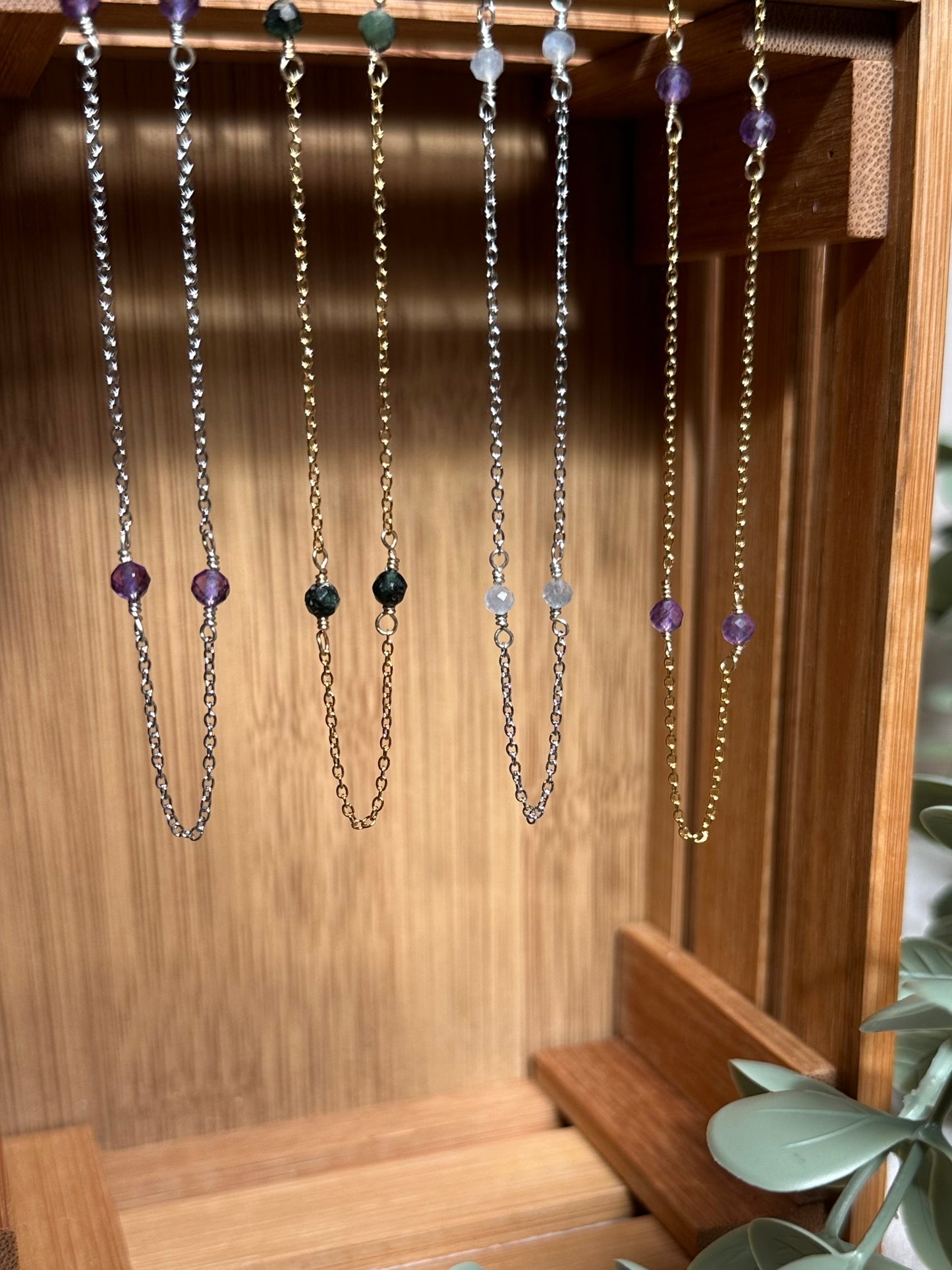 Amethyst Minimal Necklace