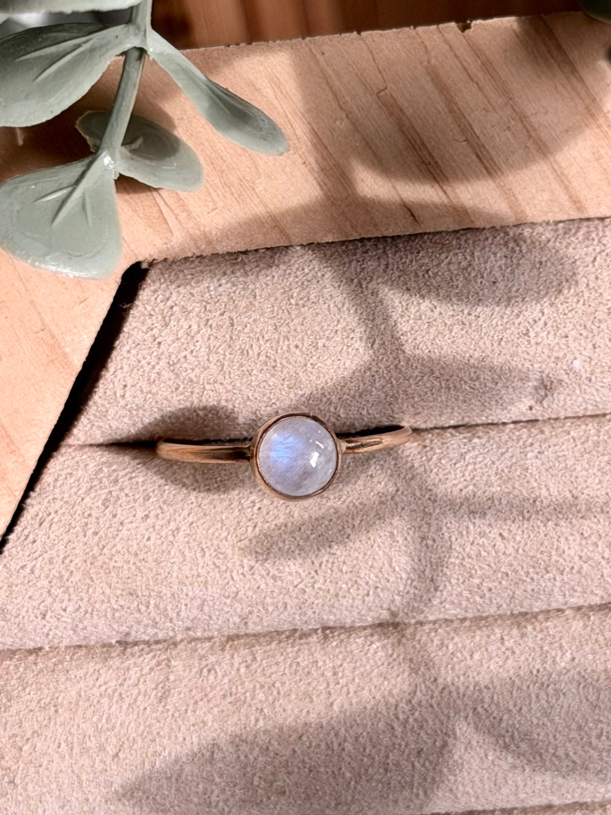 Moonstone Round Ring