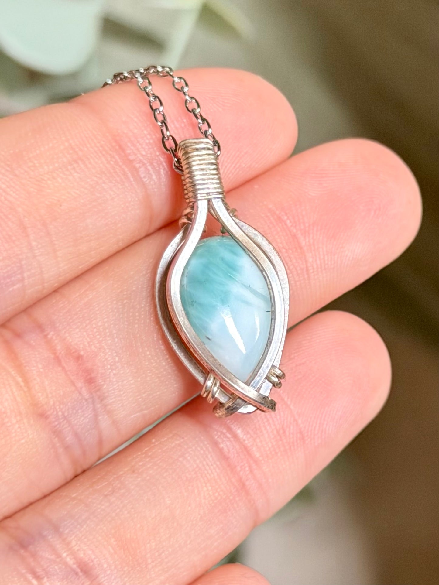 Larimar Pendant