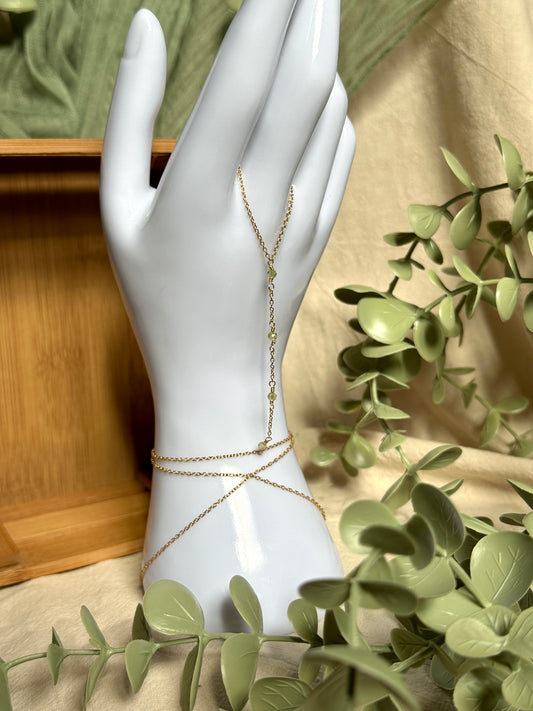 Peridot Hand Chain