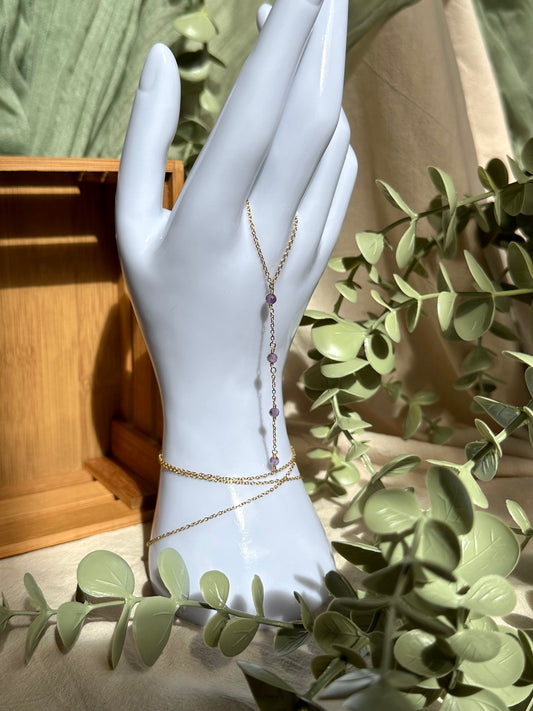 Amethyst Hand Chain