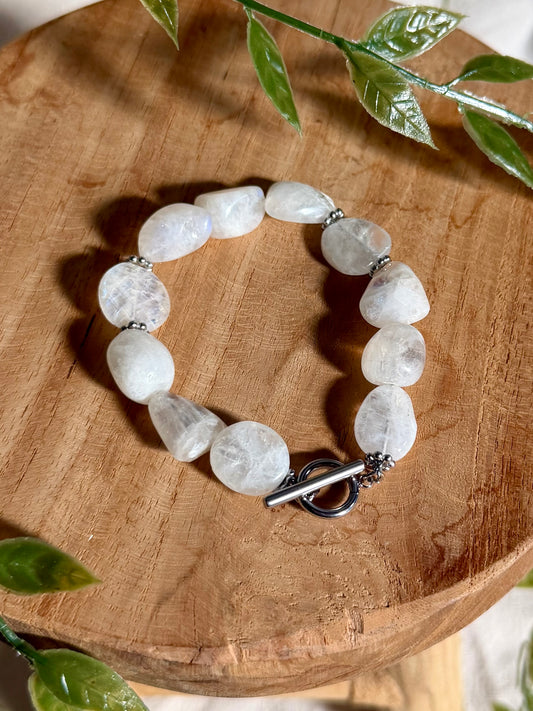 Rainbow Moonstone Bracelet