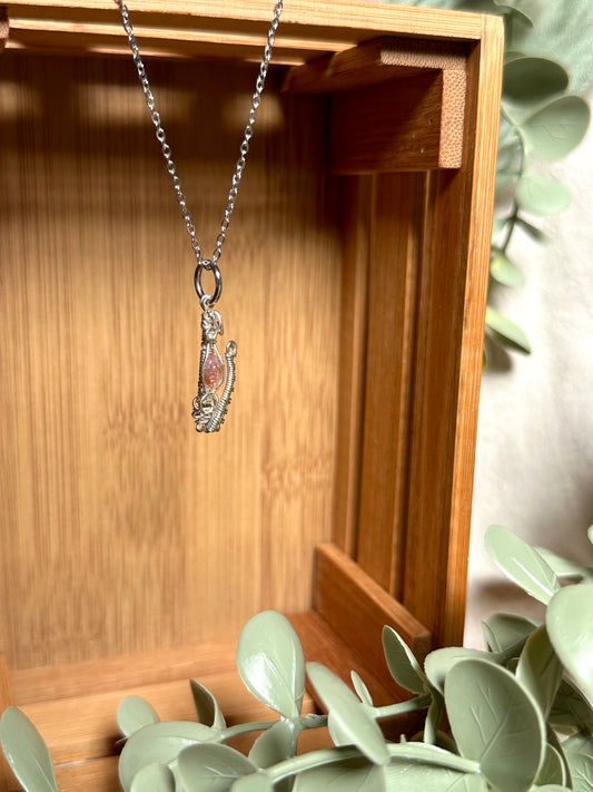 Pink Tourmaline Pendant