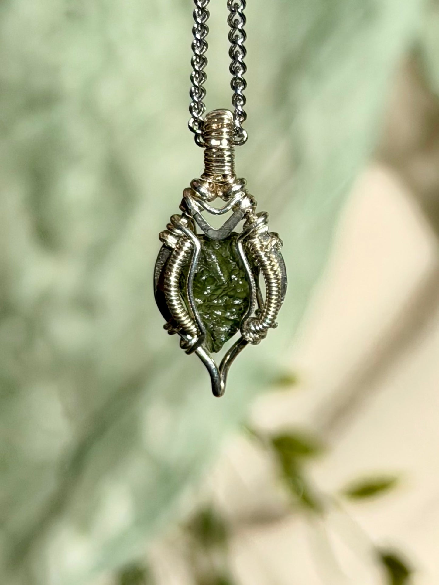 Moldavite Pendant