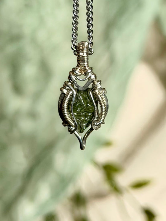 Moldavite Pendant