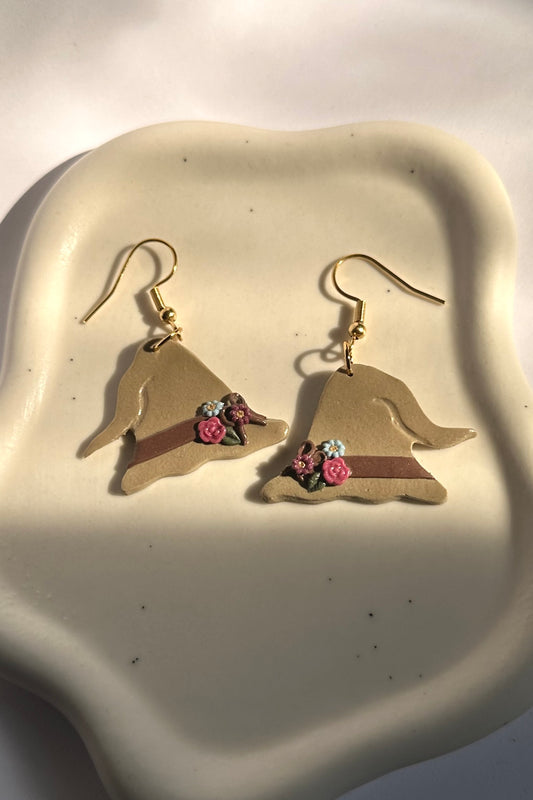 Witch's Hat earrings