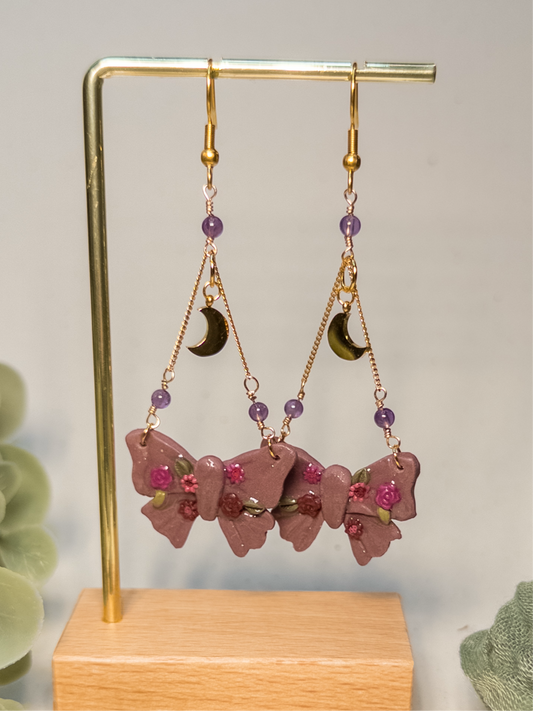 Moth Earrings