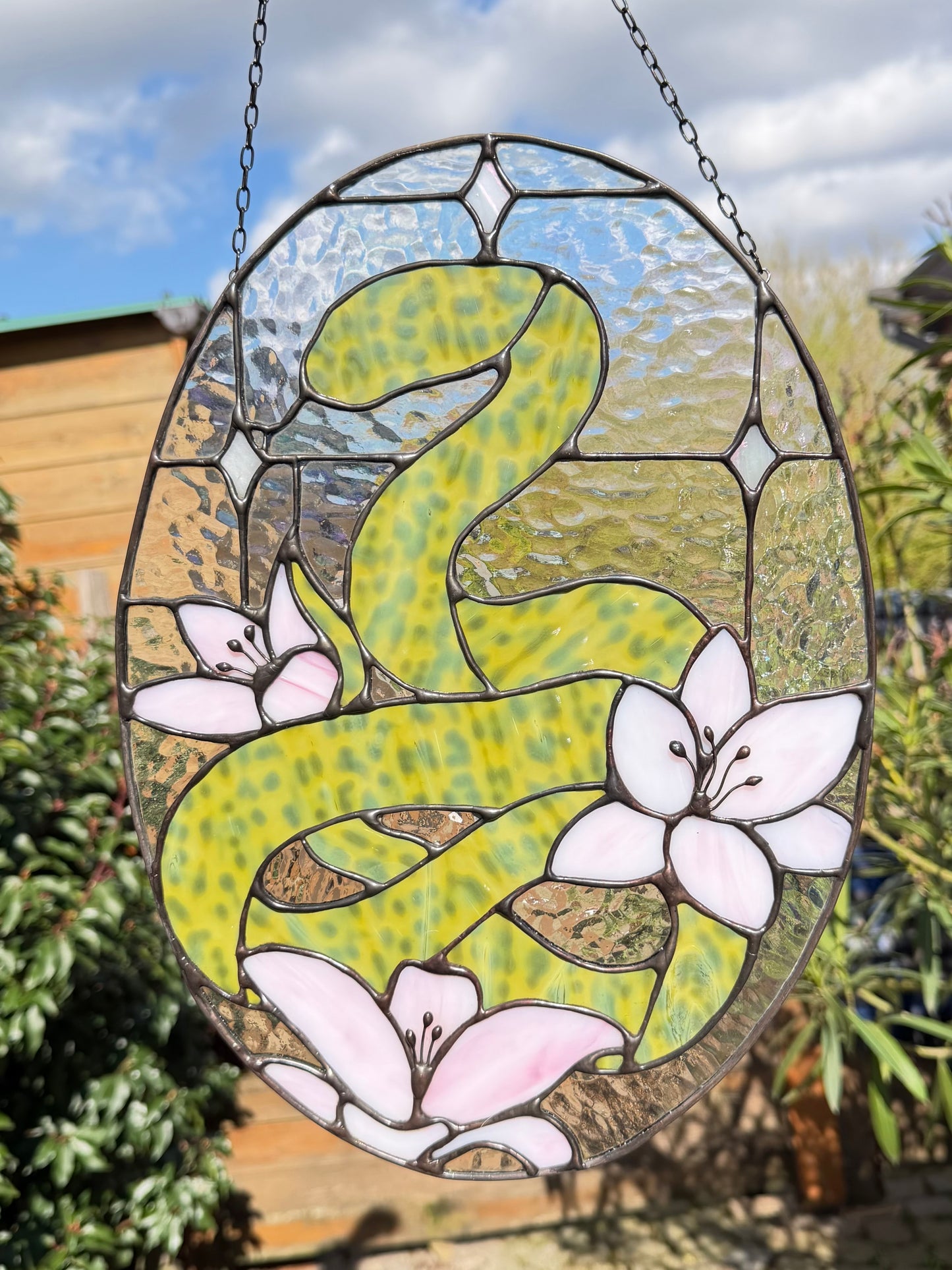 Snake Stained Glass