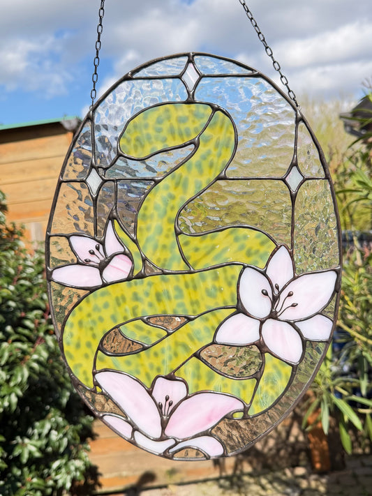 Snake Stained Glass
