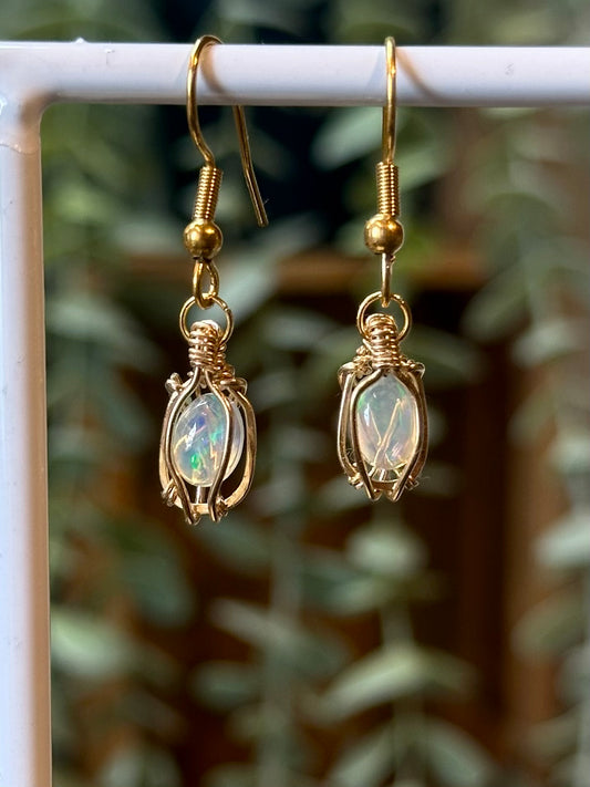Opal Earrings