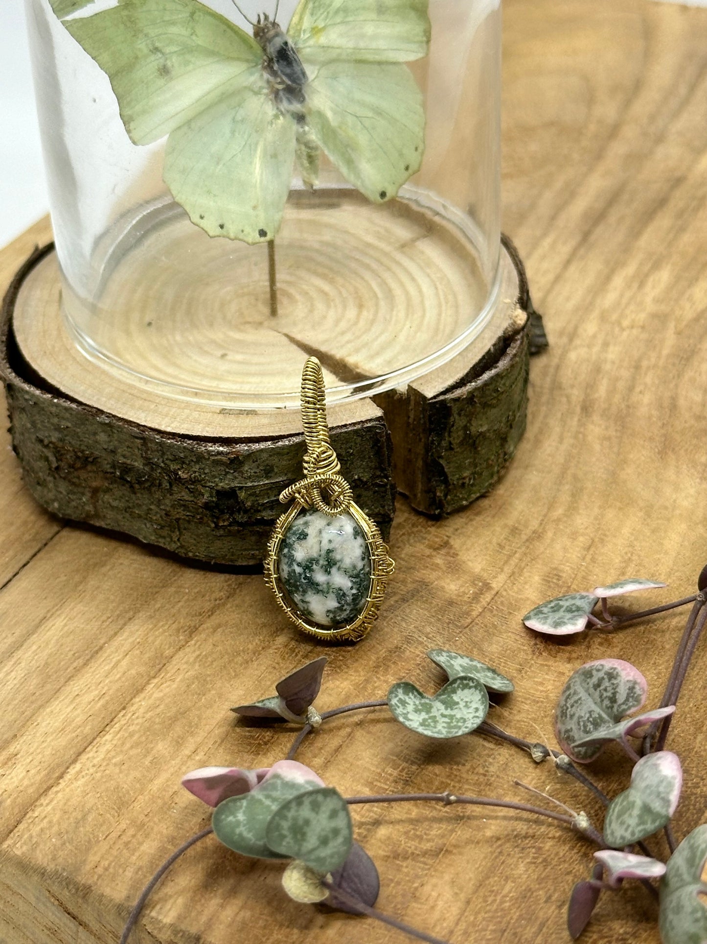 Tree Agate Pendant