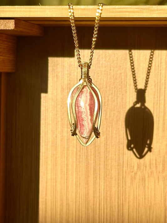 Rhodochrosite Pendant