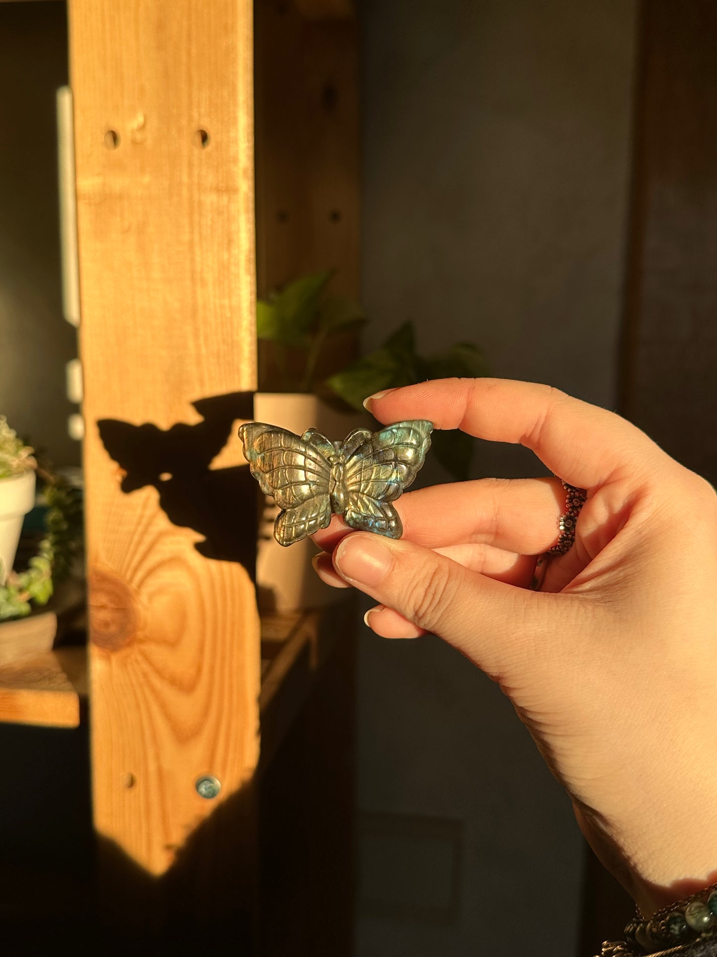 Labradorite butterfly